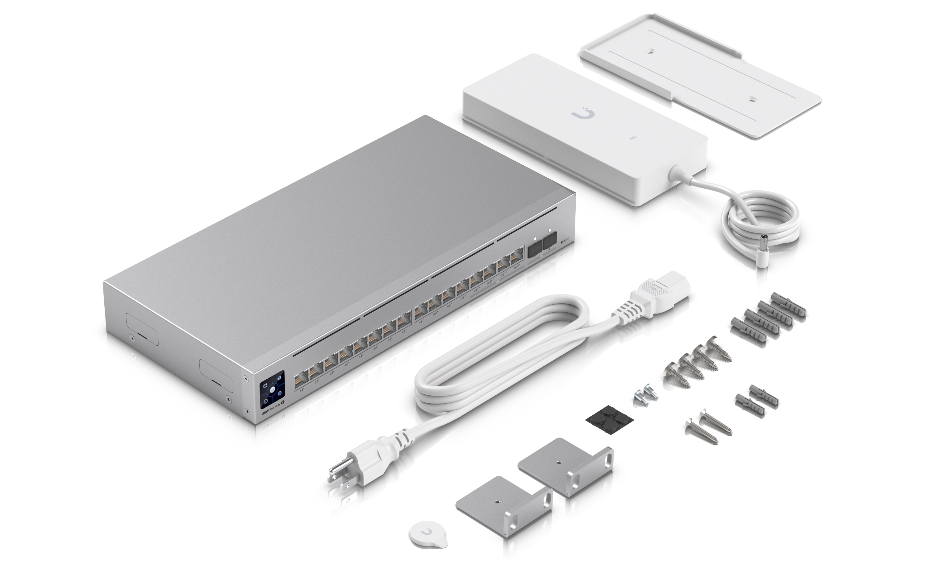 Ubiquiti UniFi Switch Pro Max 16 PoE USW-Pro-Max-16-PoE 包裝內容