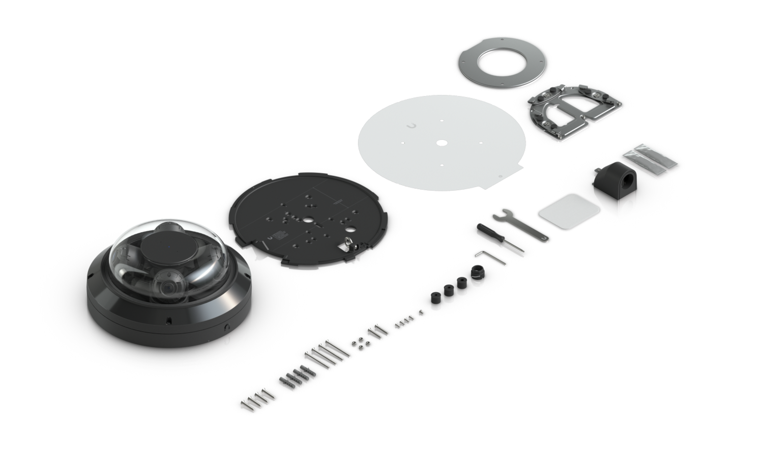 Ubiquiti UniFi Camera AI Multi Sensor 4 UVC-AI-MS-4 包裝內容