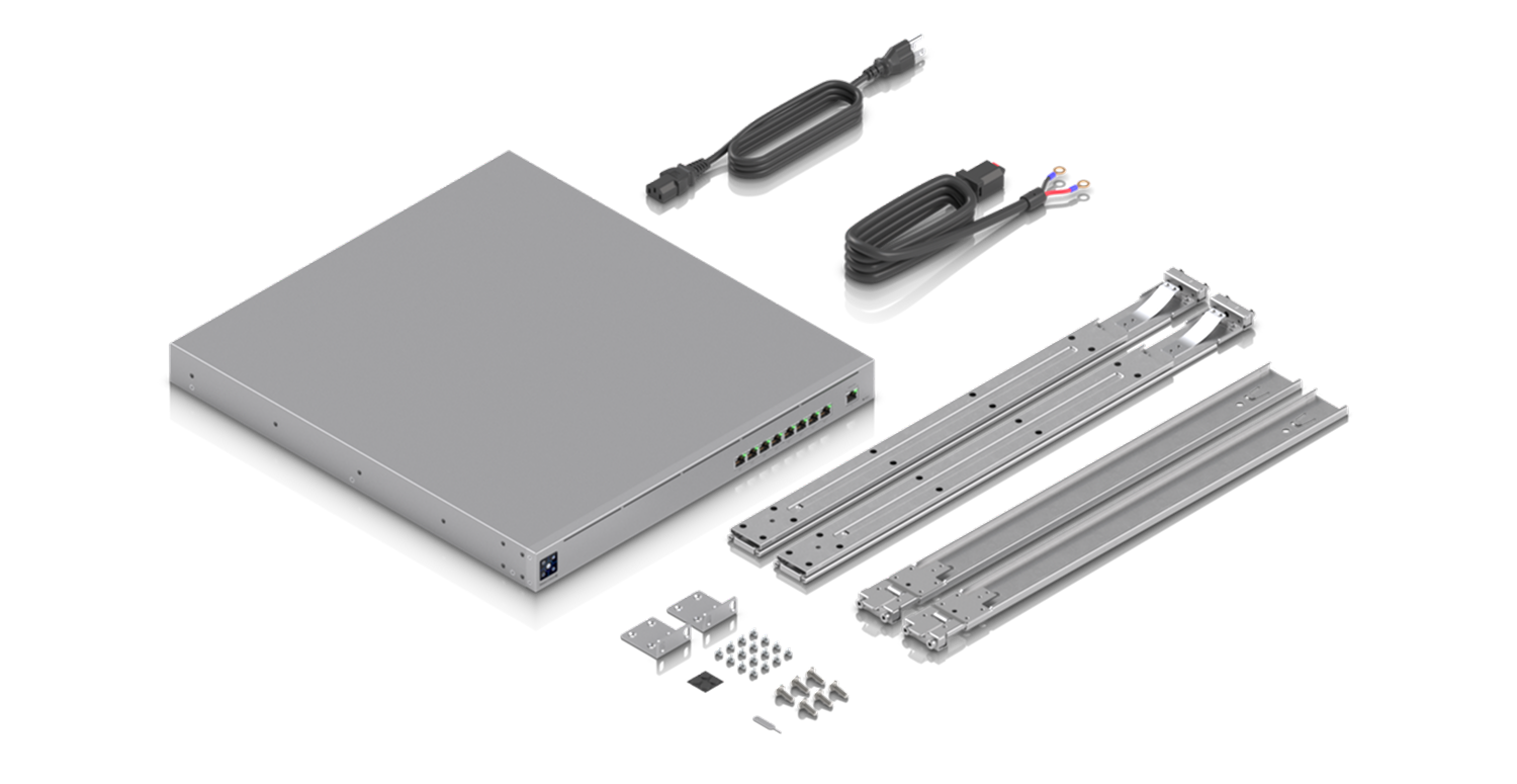 Ubiquiti UniFi UPS PoE Switch Mission Critical USW-Mission-Critical 包裝內容