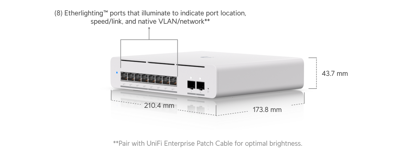 Switch Pro XG 8 PoE - Ubiquiti Store Canada