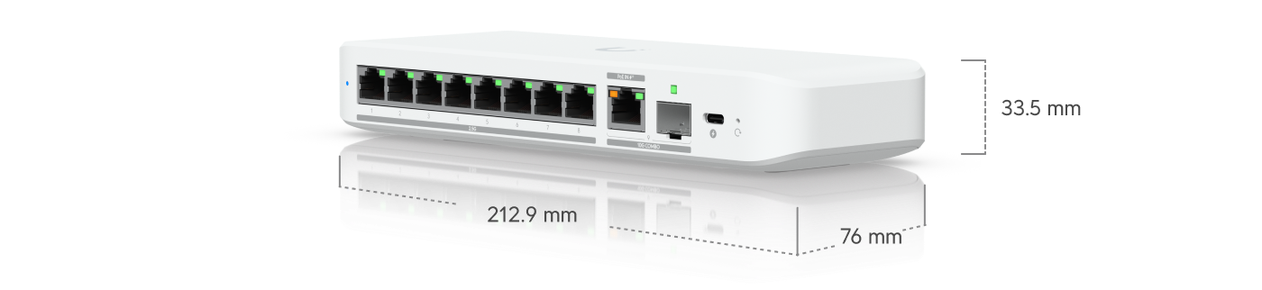 UniFi Switch Flex 2.5G afmetingen