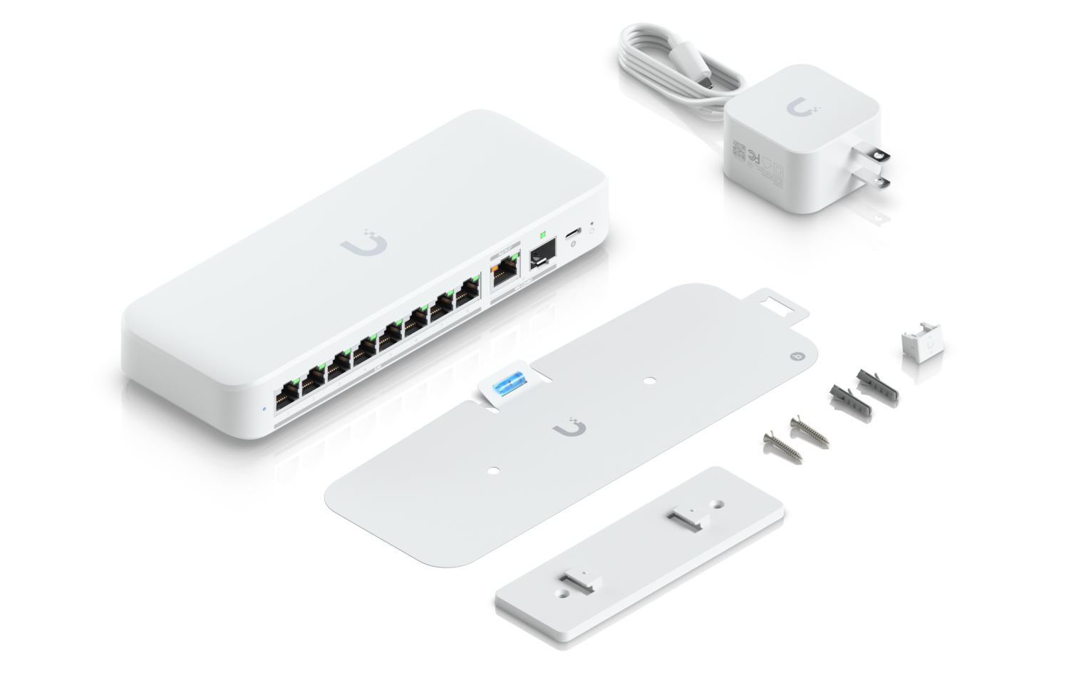 Ubiquiti UniFi Switch Flex 2.5G USW-Flex-2.5G-8 包裝內容