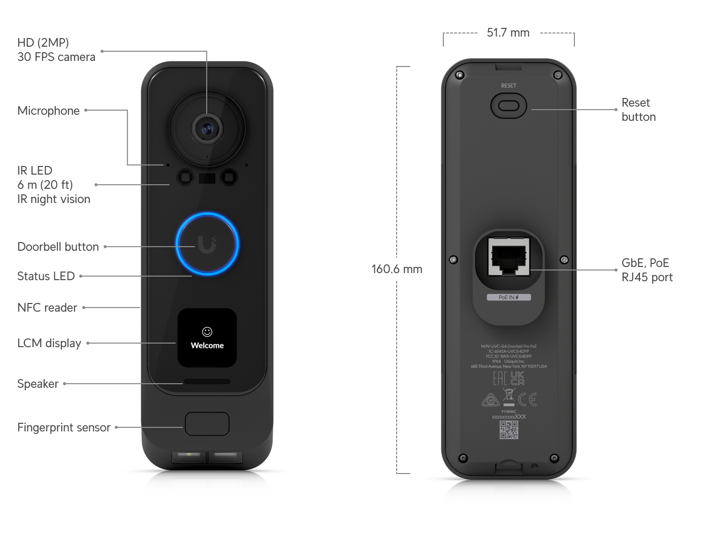 G4 Doorbell Pro PoE Kit