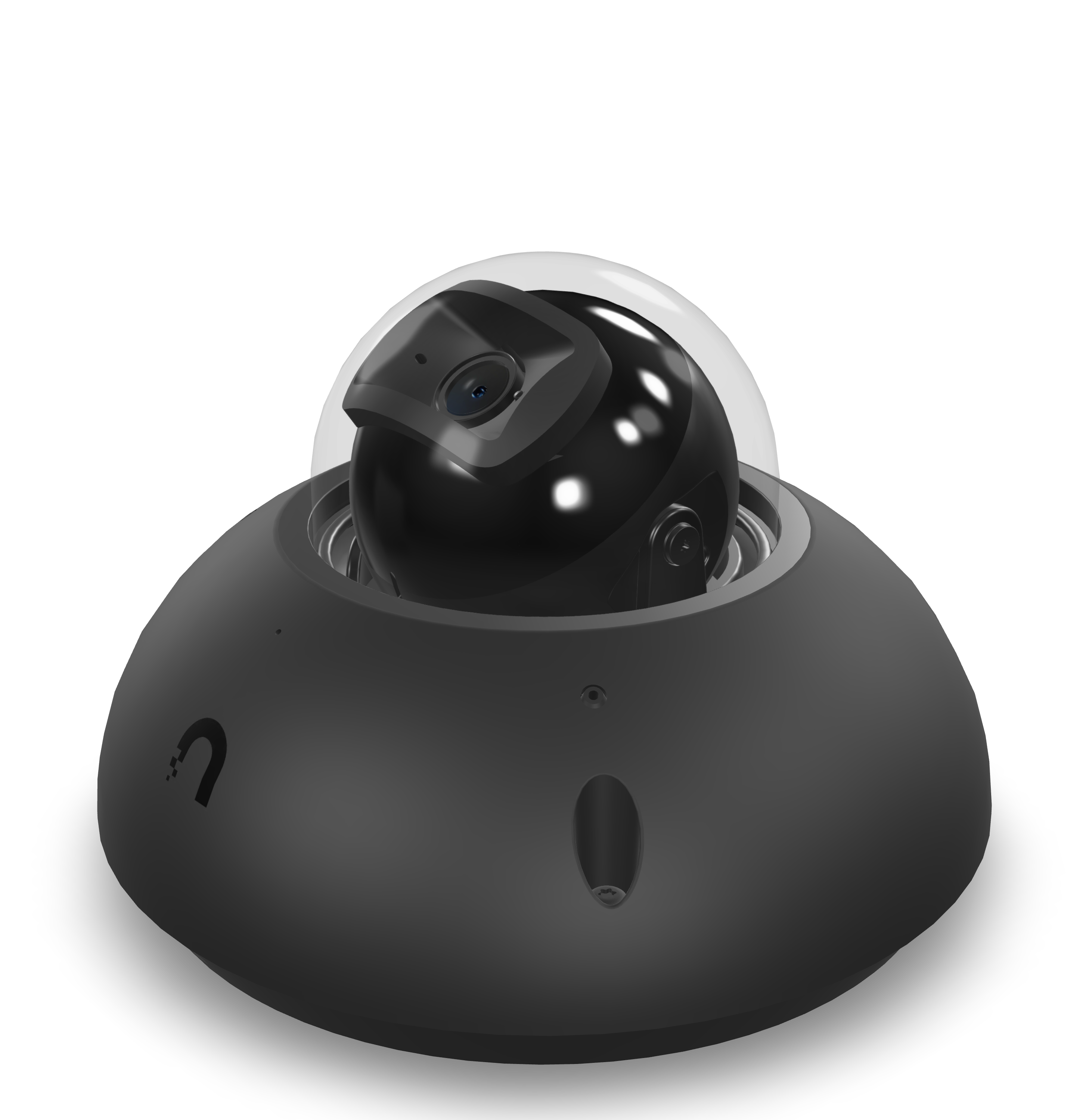 Ubiquiti G6 Dome Black UVC-G6-Dome-B &mdash; чёрная антивандальная 4K PoE камера UniFi Protect