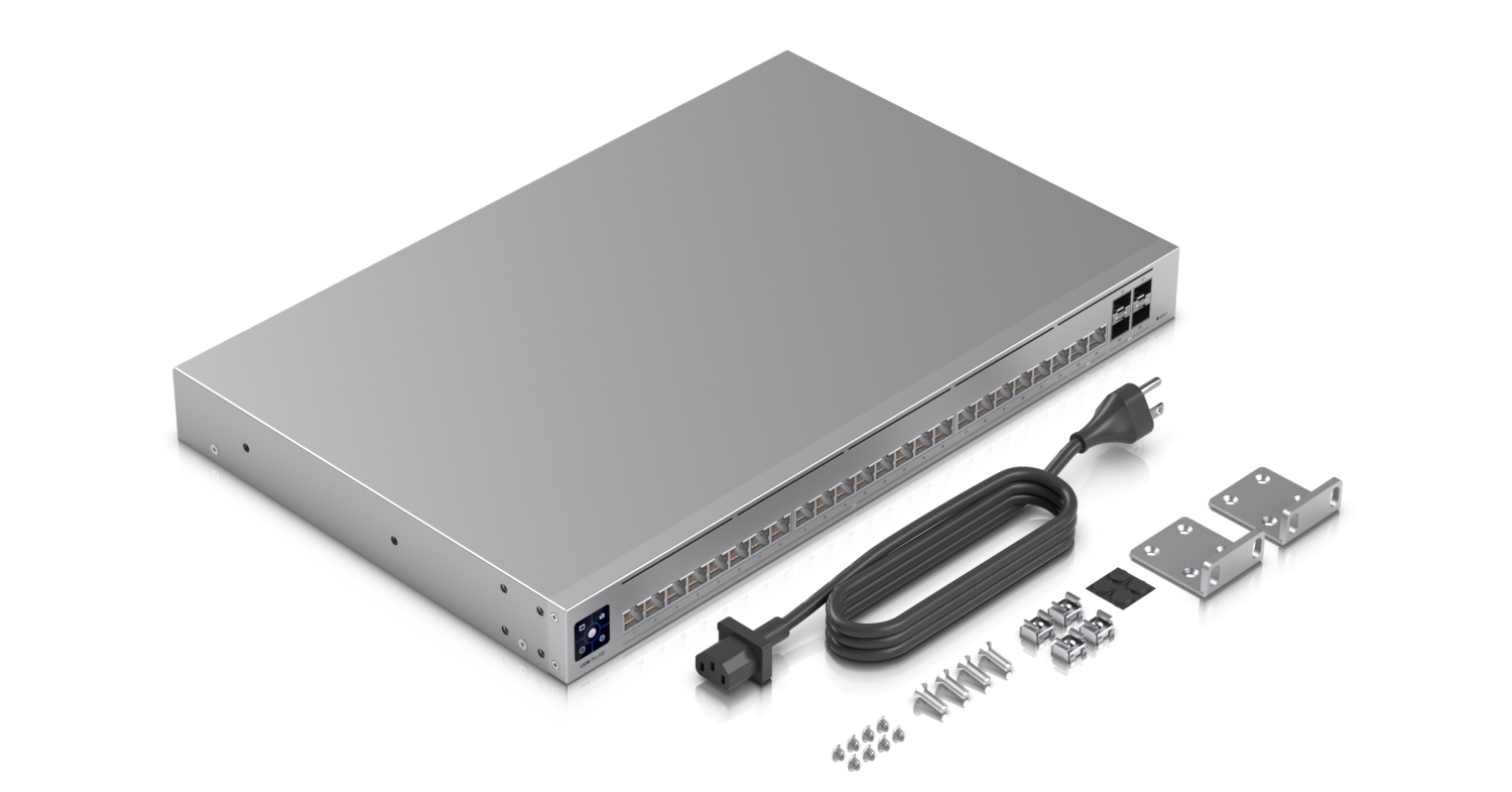 Ubiquiti UniFi Switch Pro HD 24 USW-Pro-HD-24 包裝內容