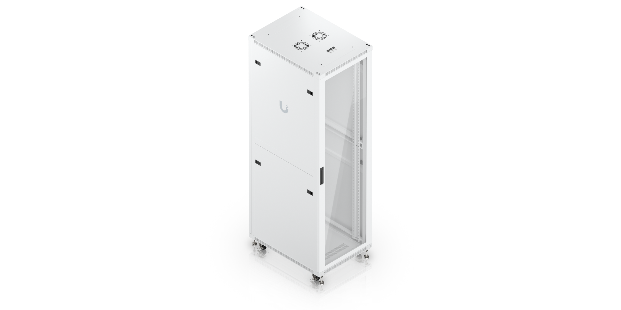 Ubiquiti UniFi 42U Rack Cabinet, 800 mm, Glass Door UACC-Rack-42U-800-G 包裝內容