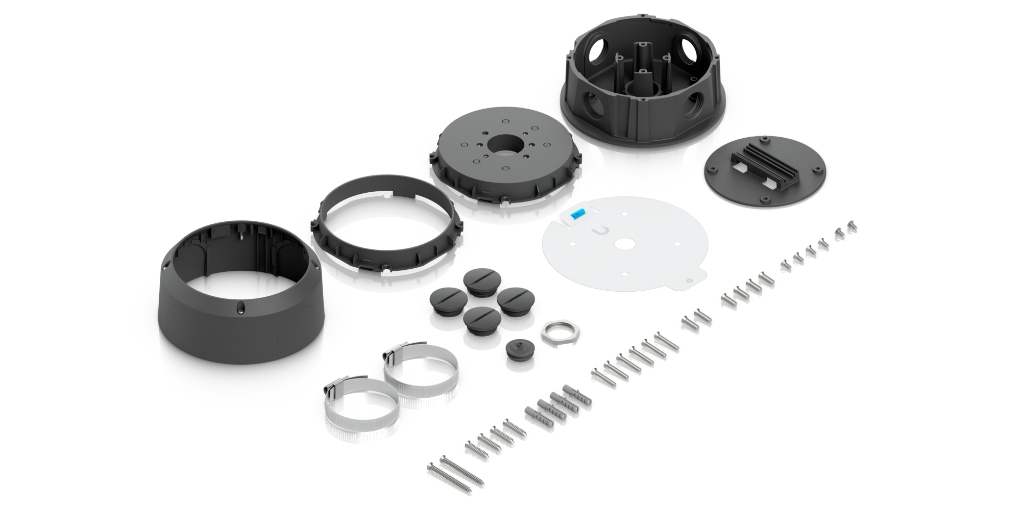 Ubiquiti UniFi Camera Compact Junction Box UACC-Camera-JB 包裝內容