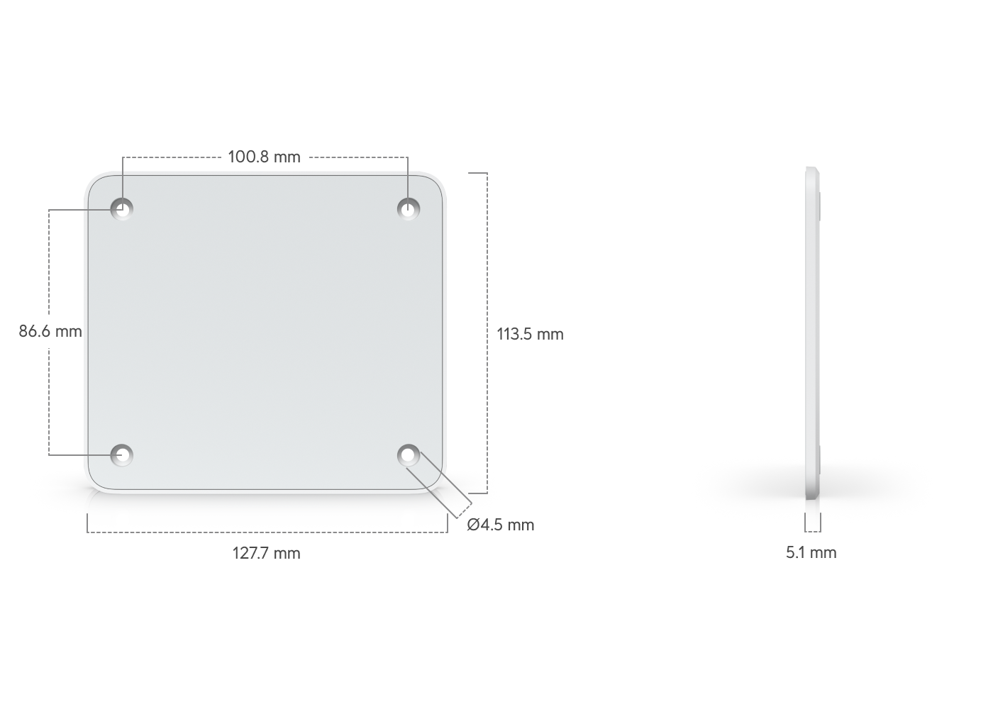 Ubiquiti Flush Mount 17 cm imagen oficial 1