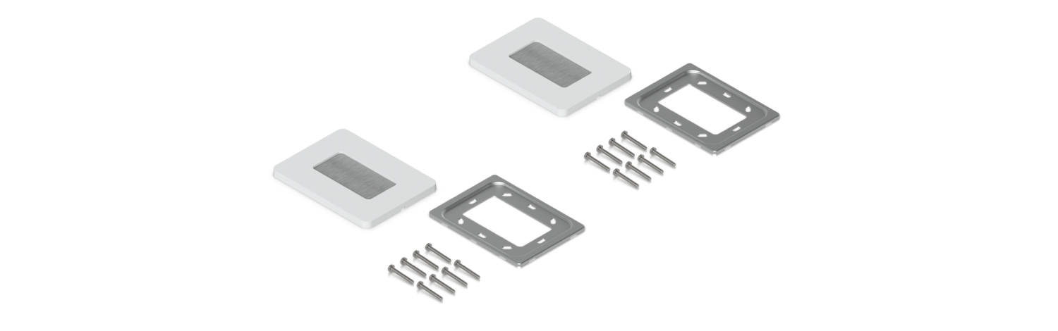 Ubiquiti UniFi Universal Paintable Keystone Wall Plate, 4-Pack UACC-WP-TH 包裝內容