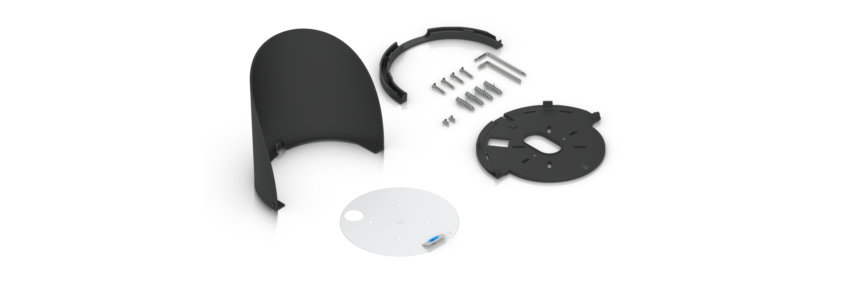 Ubiquiti UniFi Dome Camera Weather Shield UACC-G6-Dome-WS 包裝內容