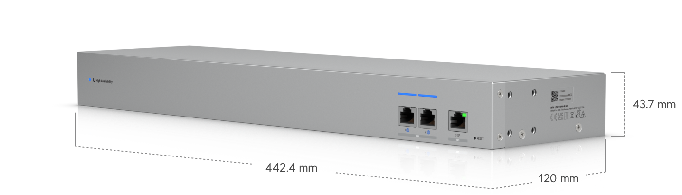 UniFi WAN Switch RJ45 - Tech Specs