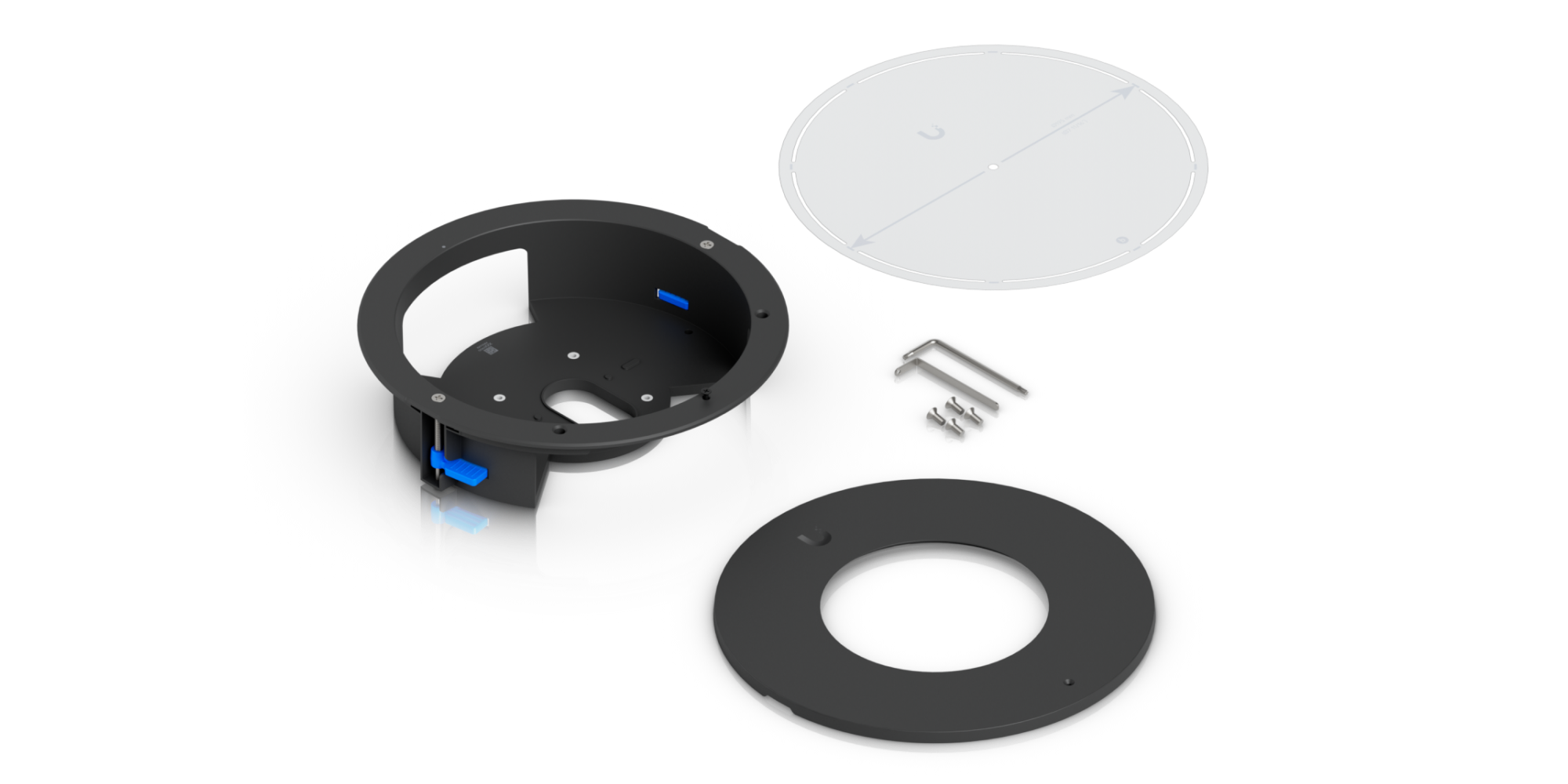 Ubiquiti UniFi AI Dome Camera Flush Mount UACC-G6-Dome-FMS 包裝內容