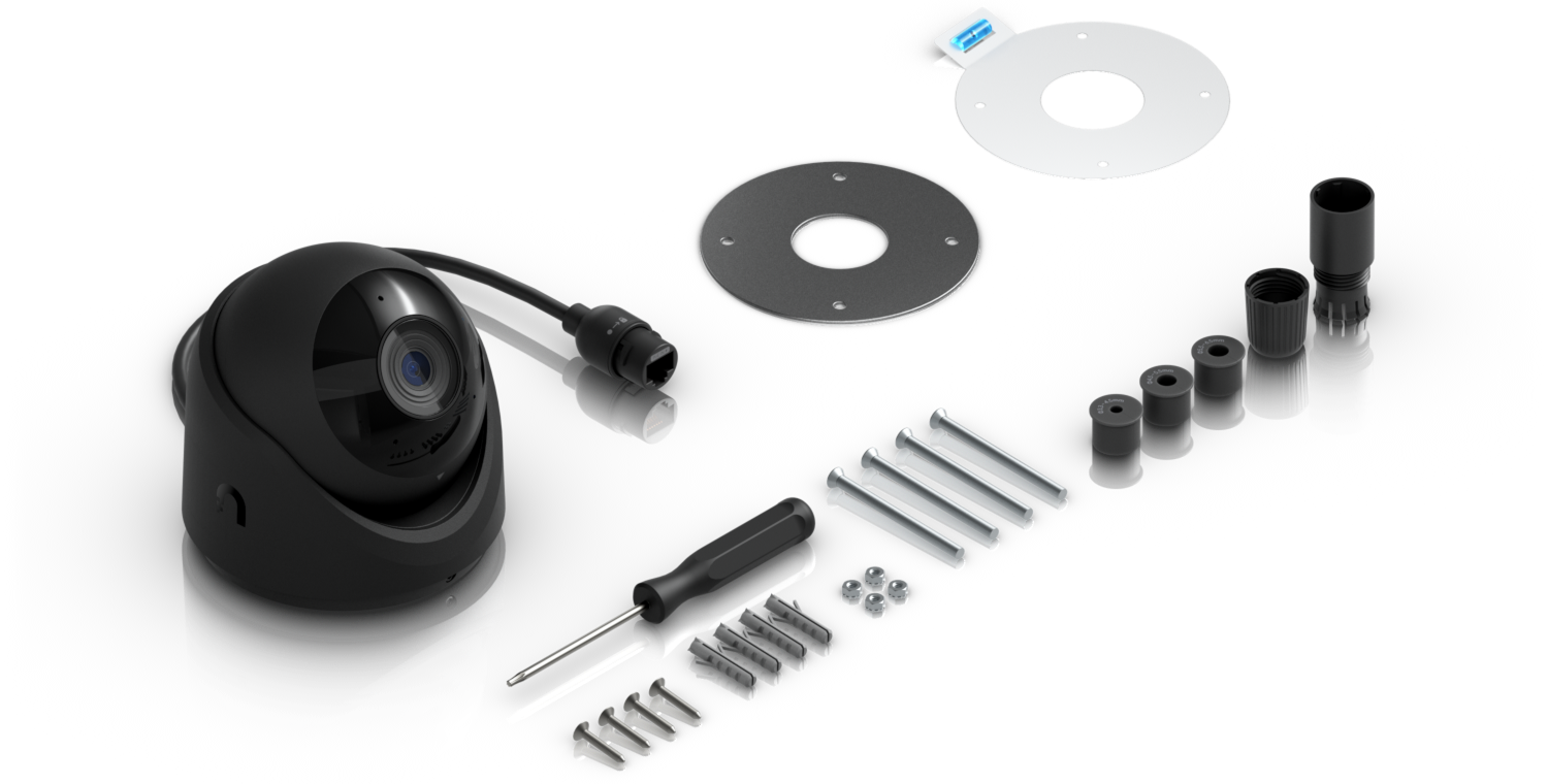 Ubiquiti UniFi Camera G6 Turret UVC-G6-Turret 包裝內容