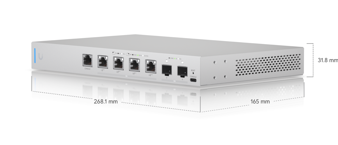 ルーター・ネットワーク機器 Ubiquiti Unifi Switch XG 6 PoE Switch XG 6 PoE - Ubiquiti Store Europe