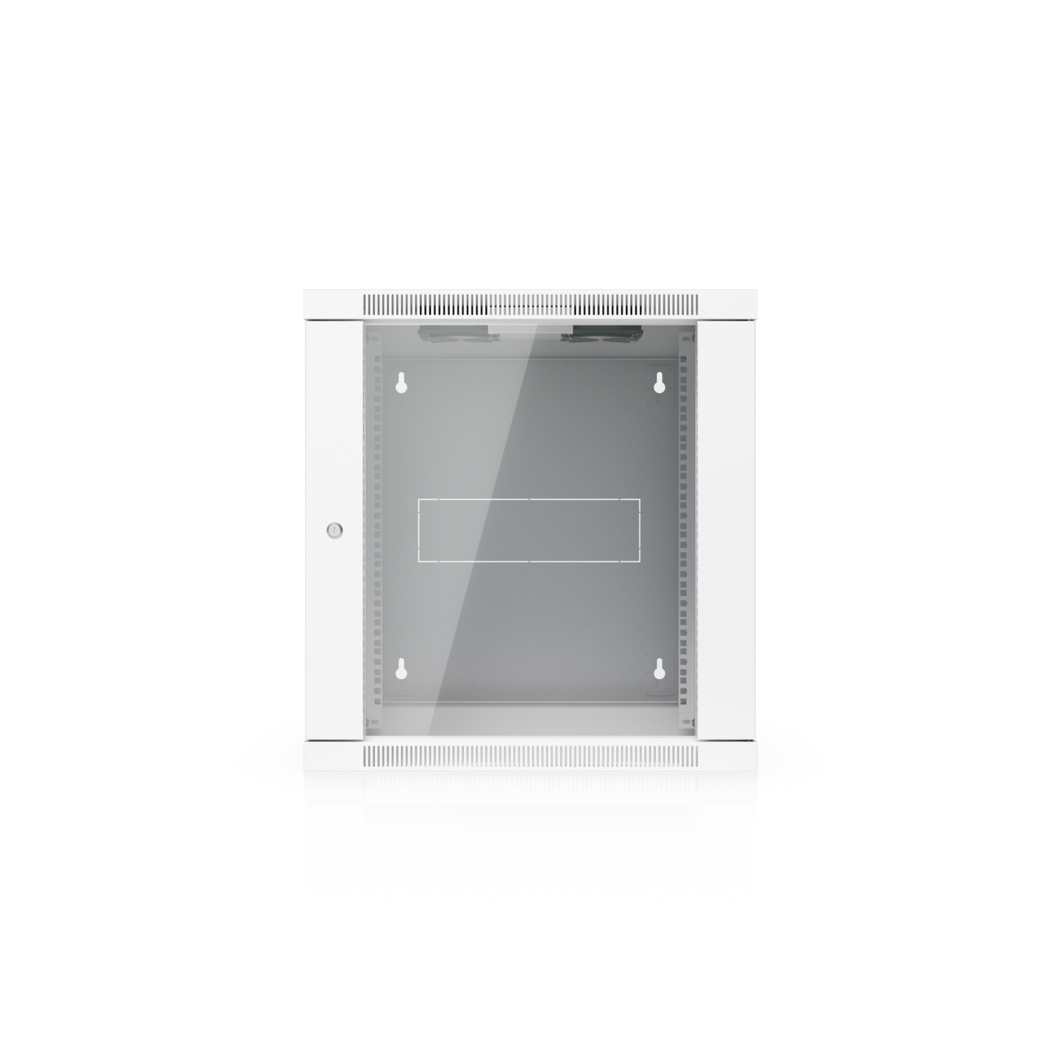 12U Rack Cabinet, Swing, Glass Door