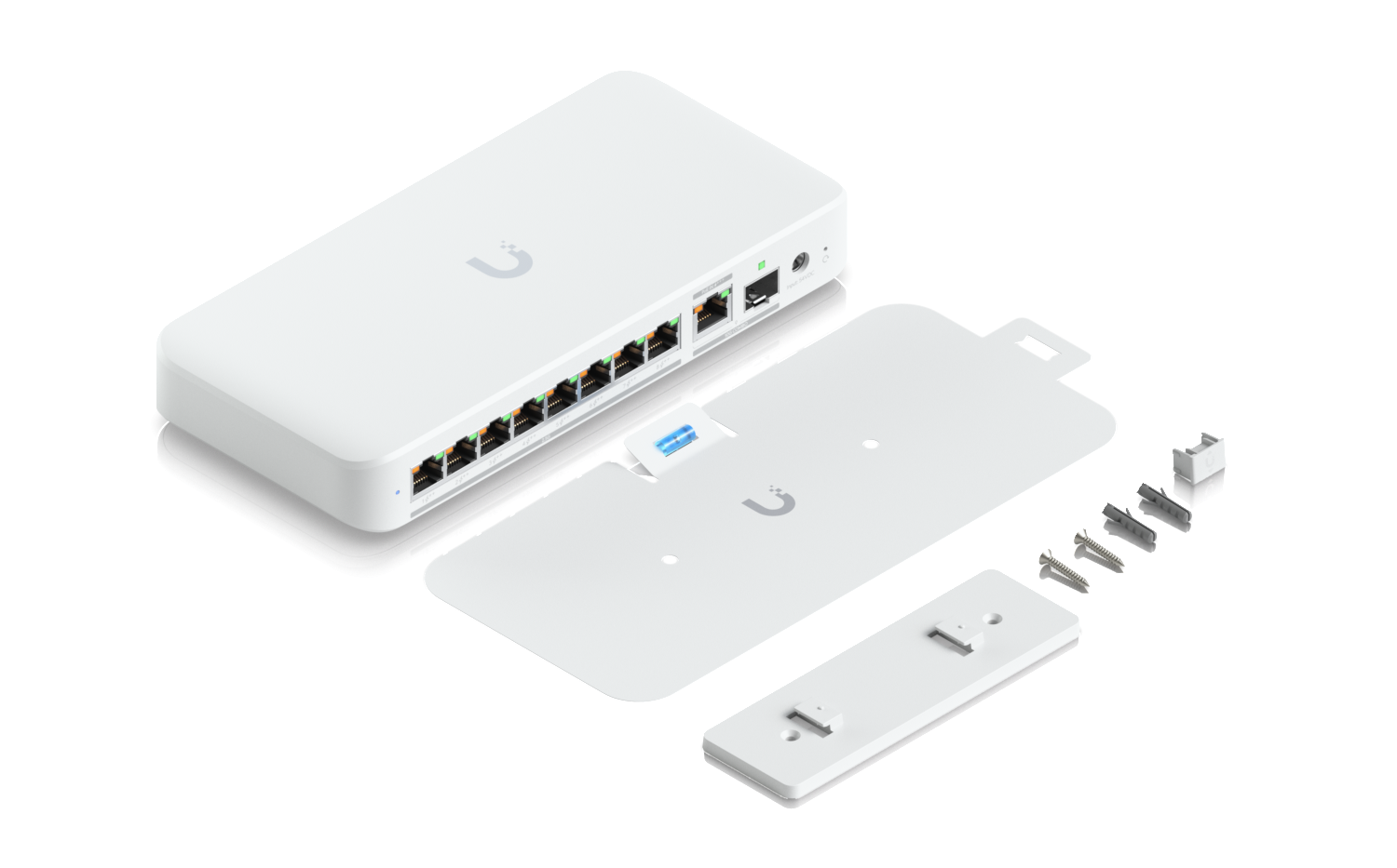 Ubiquiti UniFi Switch Flex 2.5G PoE USW-Flex-2.5G-8-PoE 包裝內容
