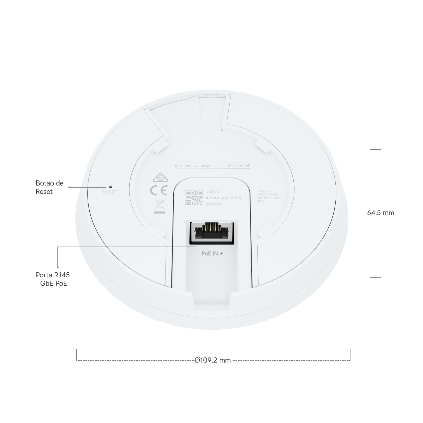 Câmera G4 Dome - Loja Ubiquiti Brasil