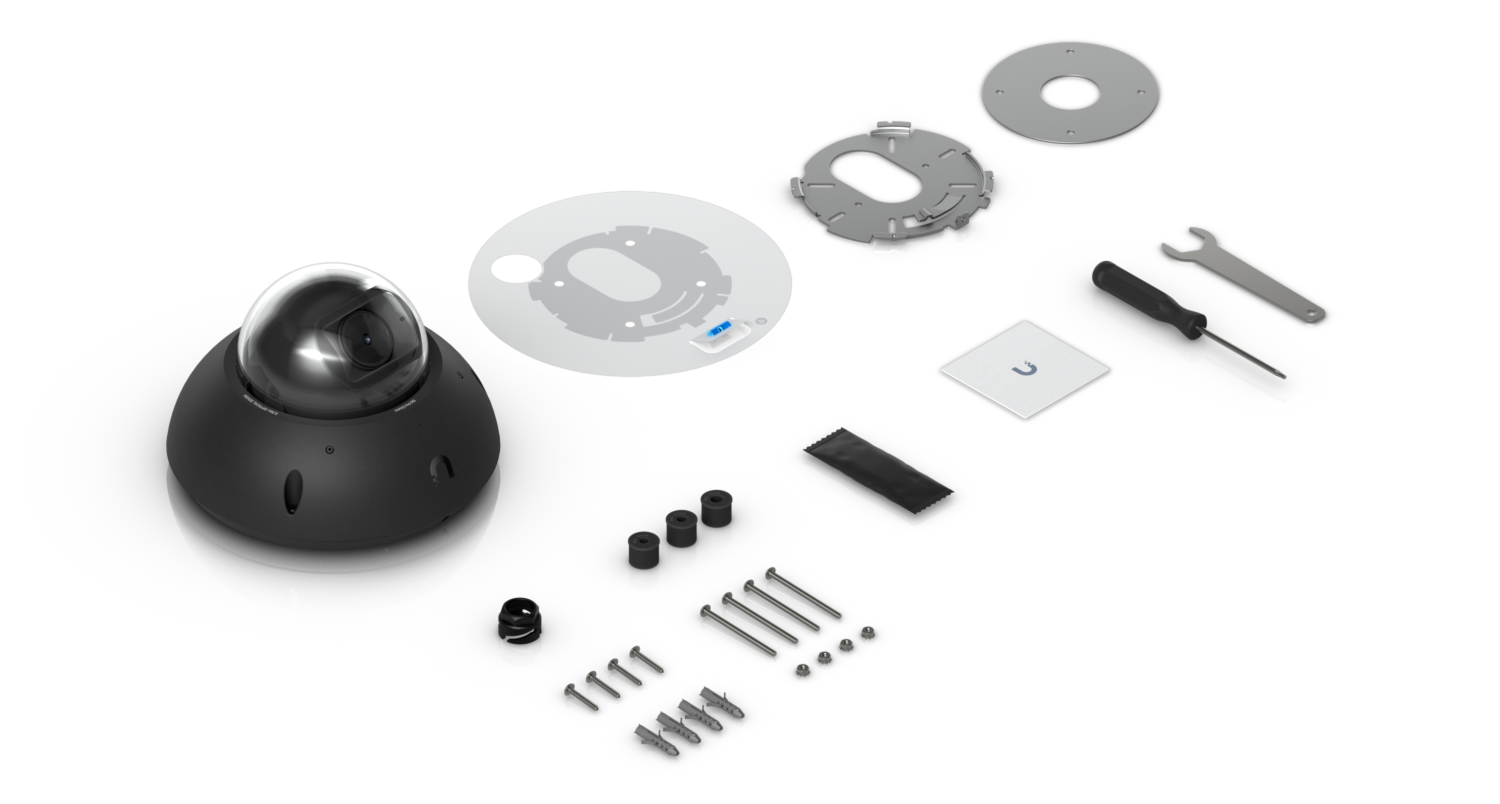 Ubiquiti UniFi Camera G6 Pro Dome UVC-G6-Pro-Dome 包裝內容