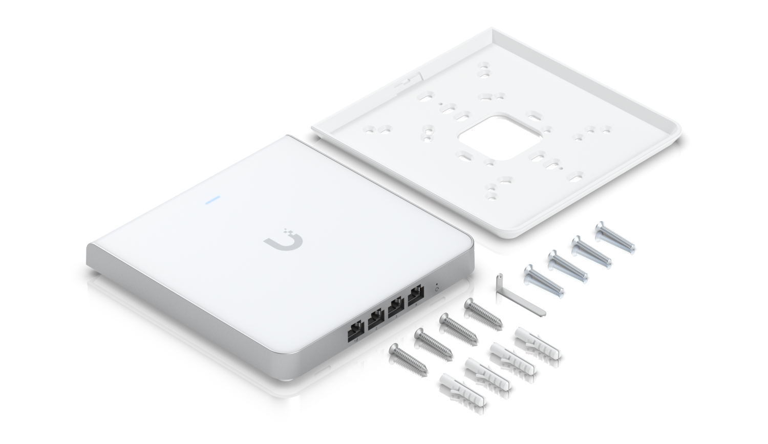 Ubiquiti UniFi Access Point U6 Enterprise In-Wall U6-Enterprise-IW 包裝內容